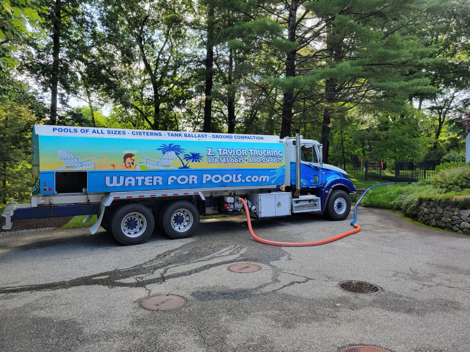 Water Hauling: Bulk Water Delivery For Commercial And Residential Projects  — M.A. Haskell & Sons Trucking